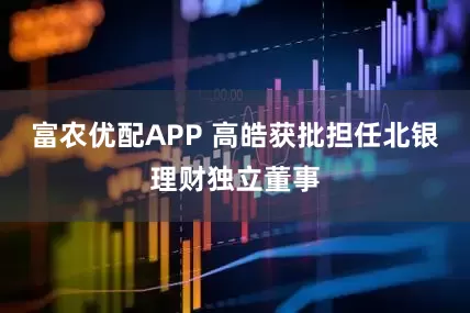 富农优配APP 高皓获批担任北银理财独立董事